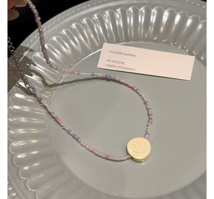 Pendant Smiley designs) Necklace (various Bead