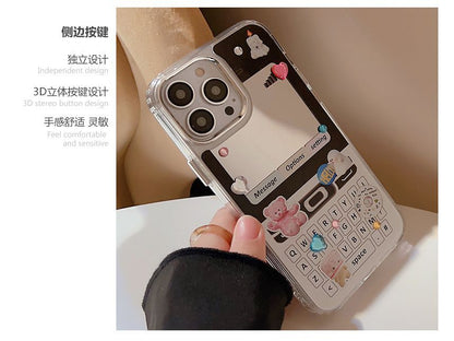 Handyhülle Handy Vintage Gespiegelter Druck