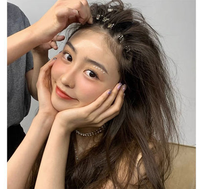 クリップヘアメタリックセット