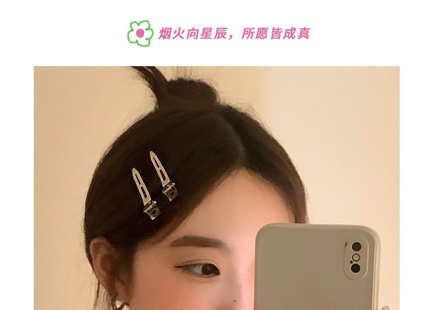 Hair Metallic Clip Set