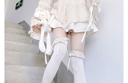 Designs) (Various Plain Trim Lace Socks