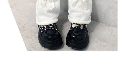 Bow Warmer Knit Plain Leg