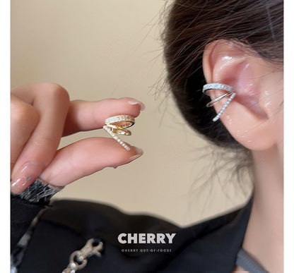 Cuff Layered Rhinestone Ear