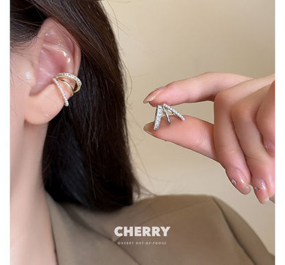 Cuff Layered Rhinestone Ear
