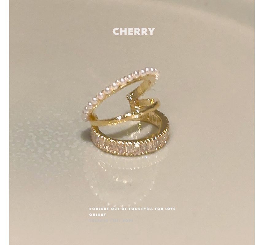 Cuff Layered Rhinestone Ear