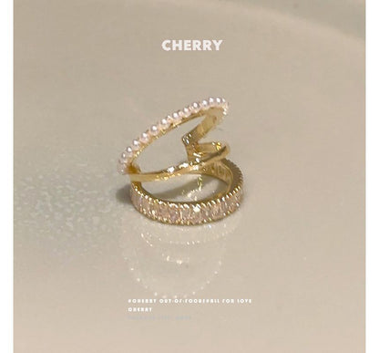 Cuff Layered Rhinestone Ear