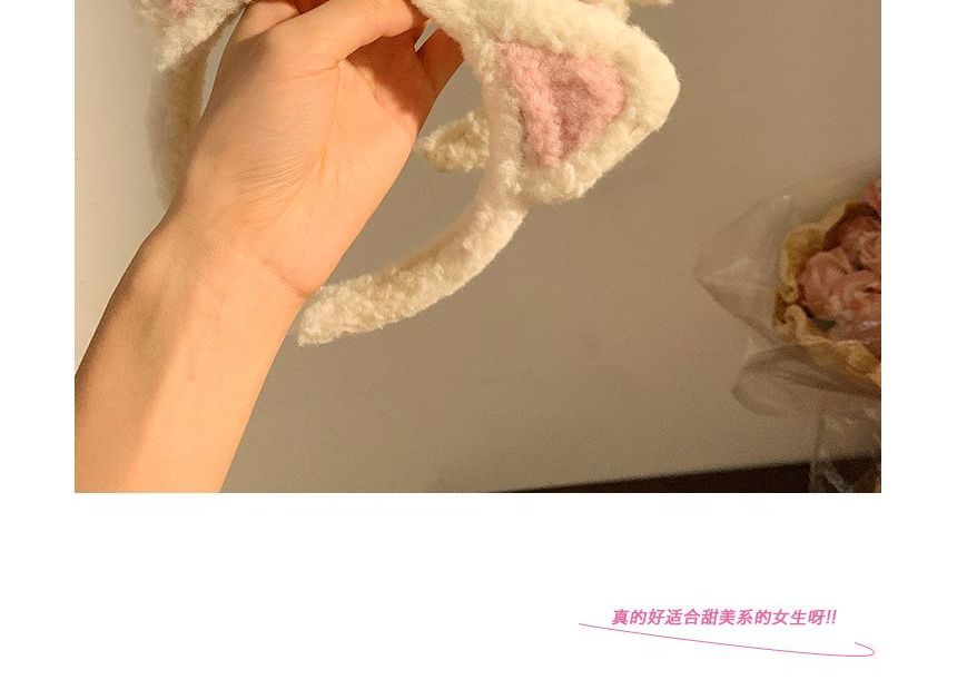 Chenille Cat Headband Ear