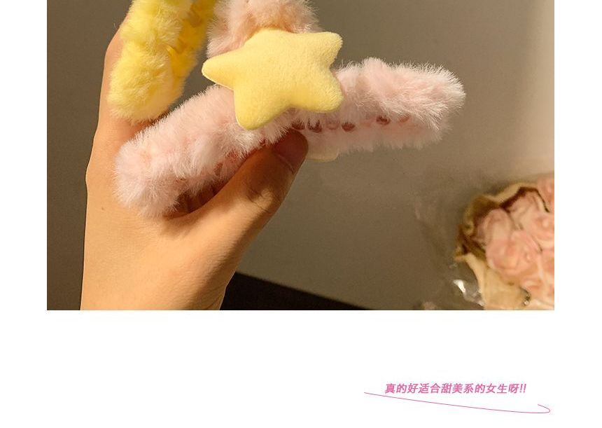 Hair Star Clamp Chenille