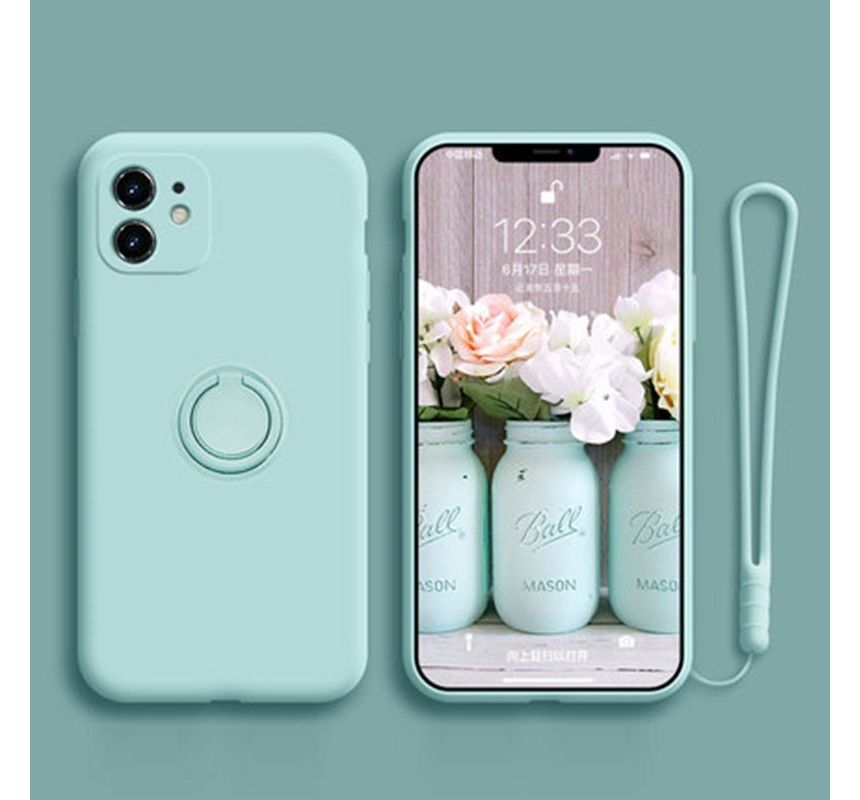 スタンドプレーンリングスマホケース