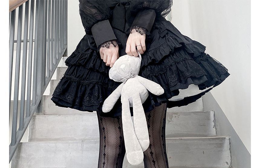 Schnürstrumpfhose Spitze