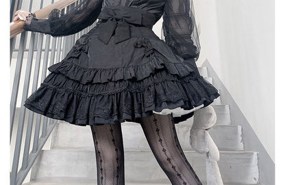 Schnürstrumpfhose Spitze