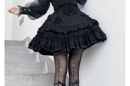 Schnürstrumpfhose Spitze