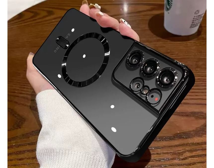 Magnetische Handyhülle Einfarbig