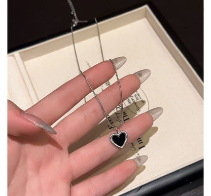 ハートペンダント合金チョーカーセットネックレススター/