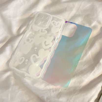 Phone Heart Case Holographic