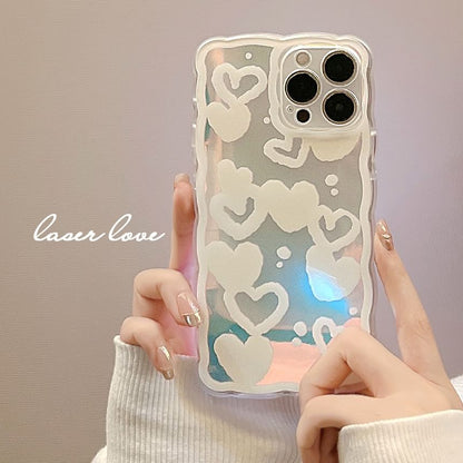 Phone Heart Case Holographic