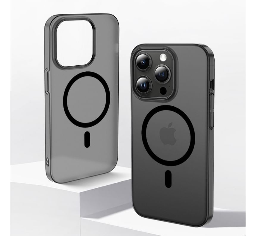 Frosted Magnetic Phone Case - Compatible with iPhone and MagSafe