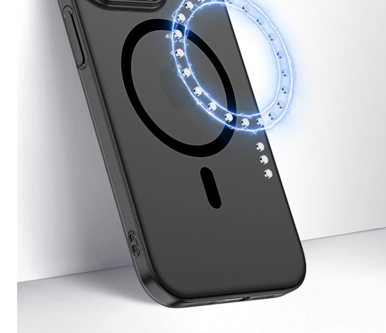 Frosted Magnetic Phone Case - Compatible with iPhone and MagSafe