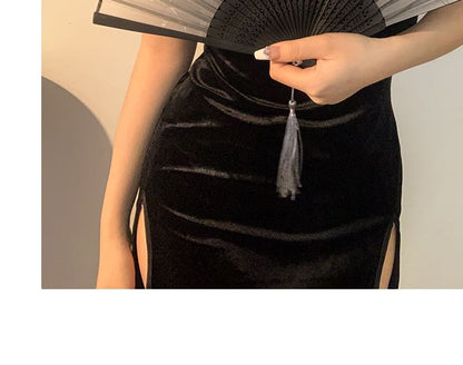 Fabric Hand (Various Floral Designs) Fan Foldable