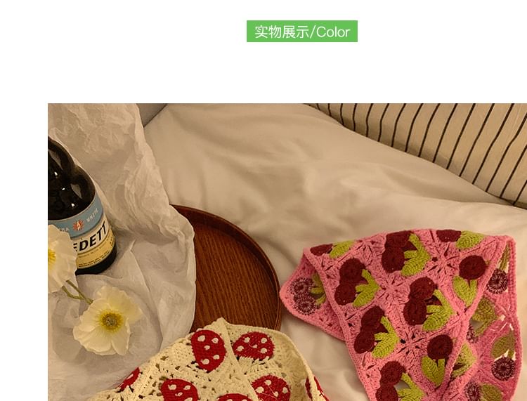 Designs) Square Knit Sunglasses Headband Vintage (Various Triangle /