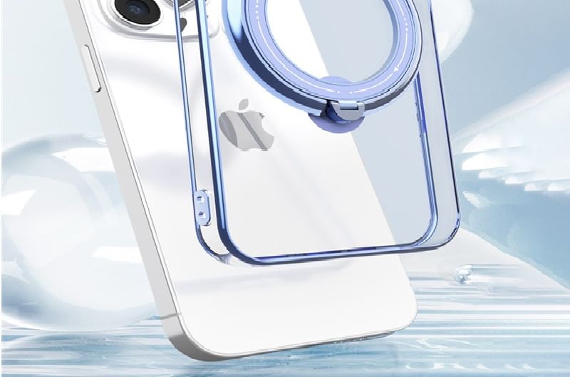 Magnetic Ring Stand Phone Case - Compatible with iPhone and MagSafe