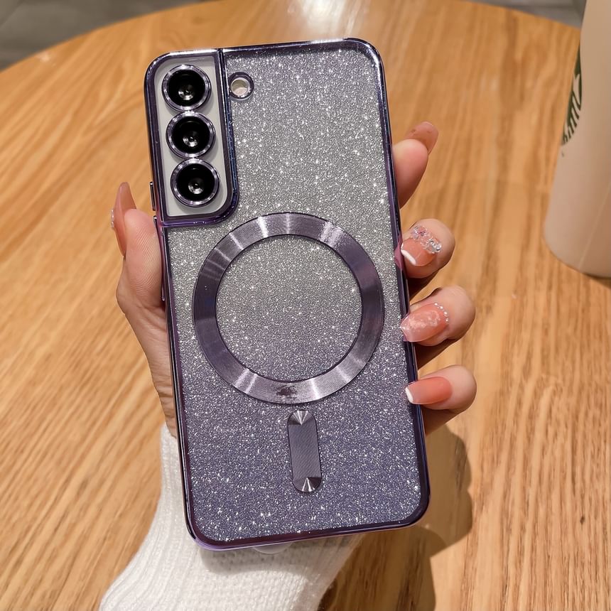Glitter Magnetic Phone Case - Compatible with Samsung