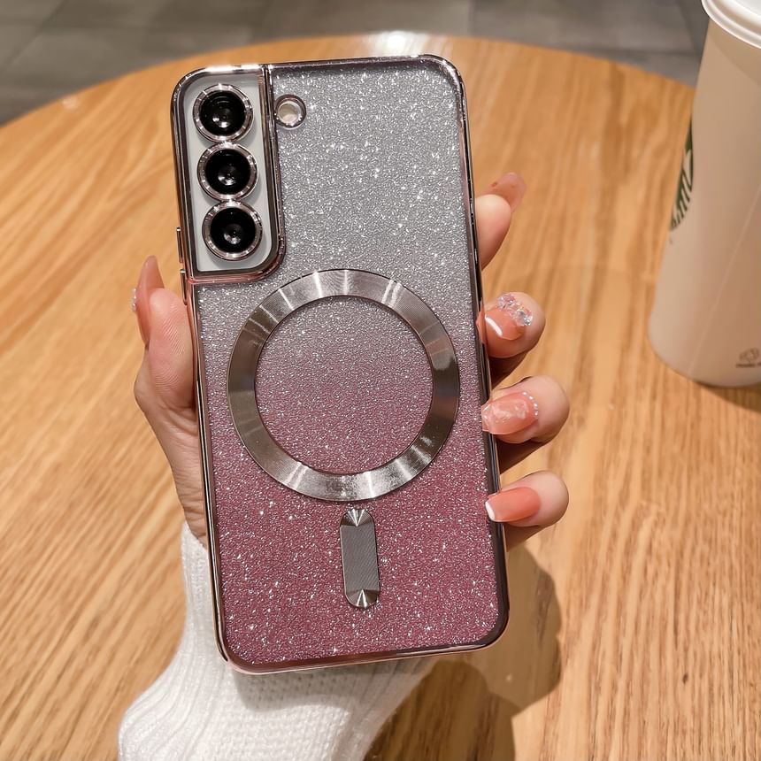 Glitter Magnetic Phone Case - Compatible with Samsung