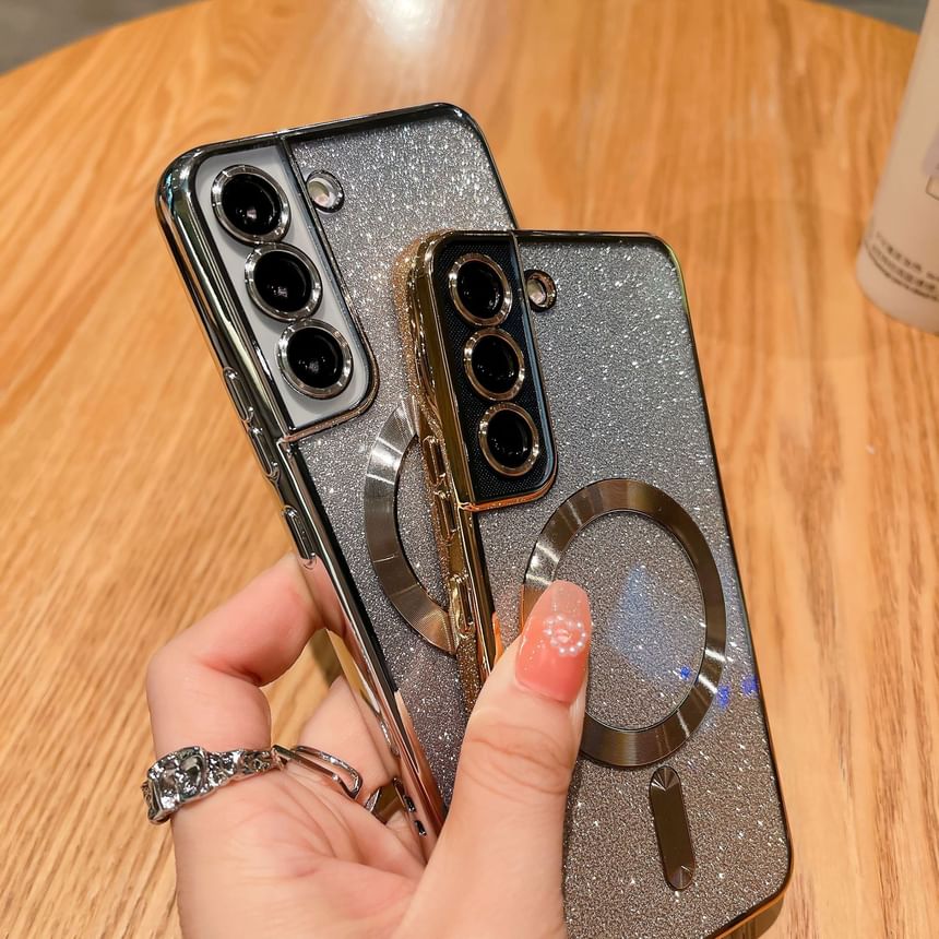 Glitter Magnetic Phone Case - Compatible with Samsung