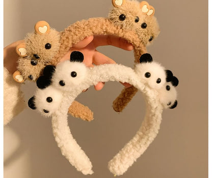 動物のヘッドバンド シェニール