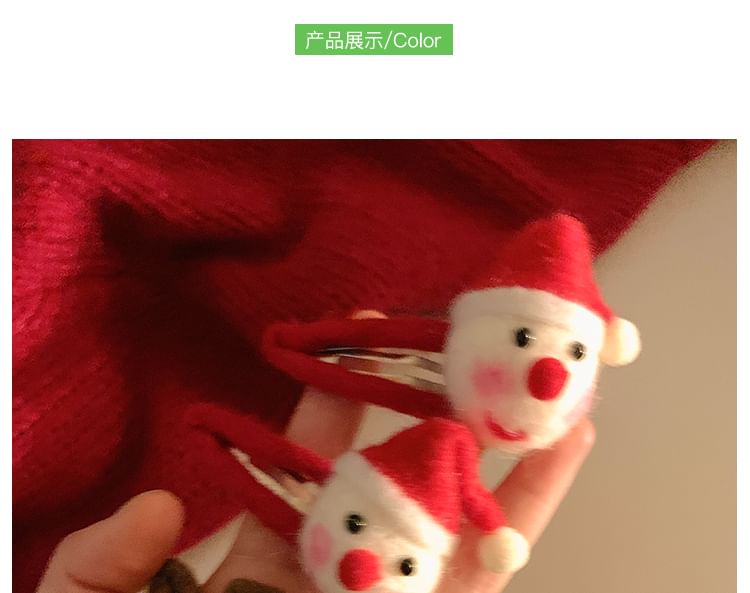 Designs) Set (Verschiedene Haarklammern zum Filzen von Weihnachten /