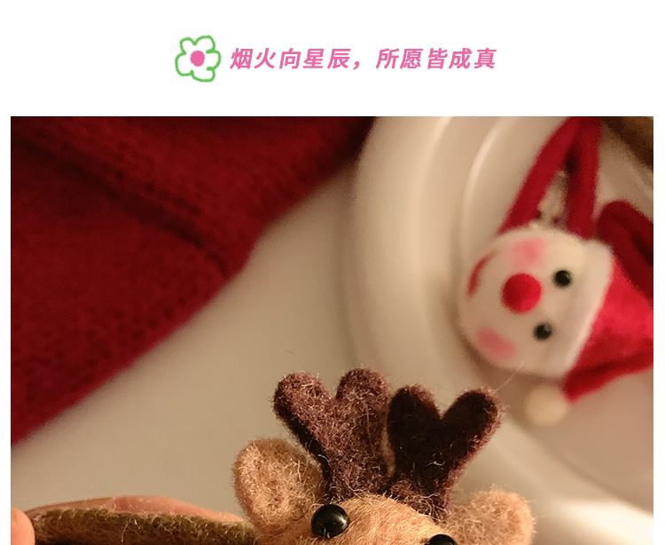 Designs) Set (Verschiedene Haarklammern zum Filzen von Weihnachten /