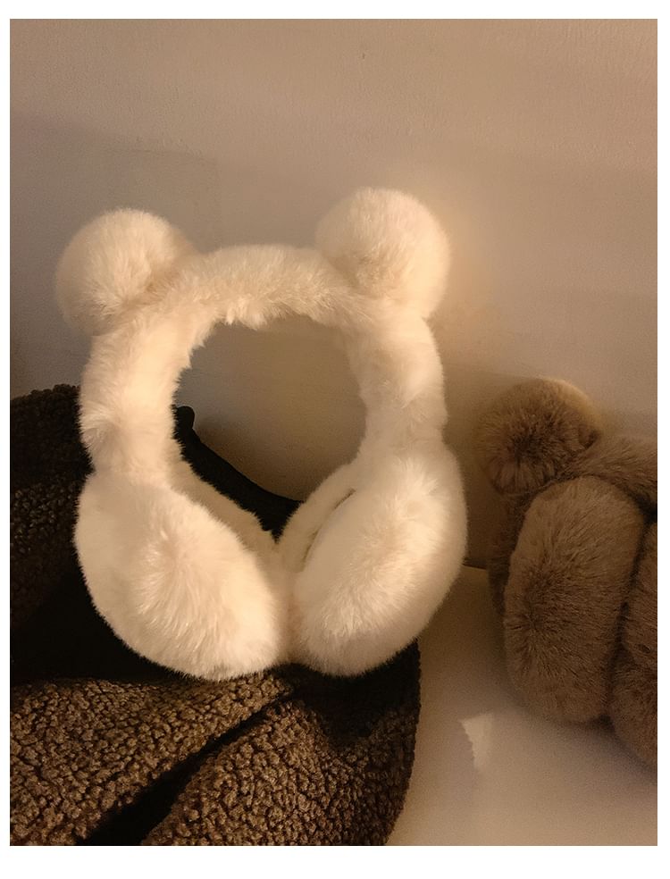 Earmuffs Bear Ear Chenille