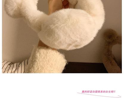 Earmuffs Bear Ear Chenille