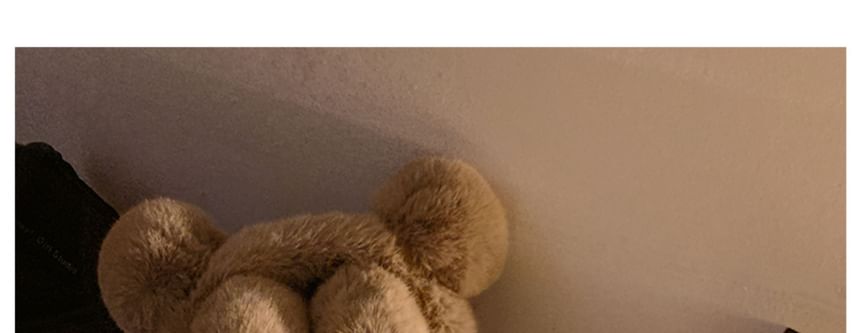 Earmuffs Bear Ear Chenille