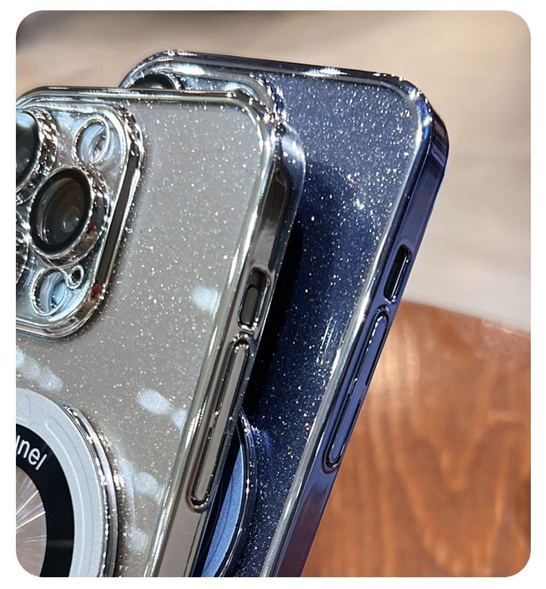 Ring Case Stand Glitter Phone