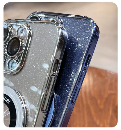 Ring Case Stand Glitter Phone