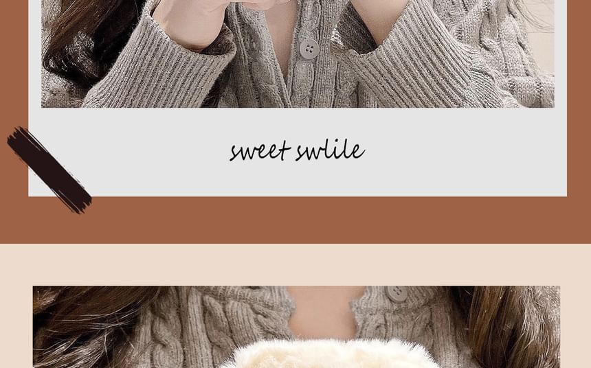 Bow Phone Case Chenille