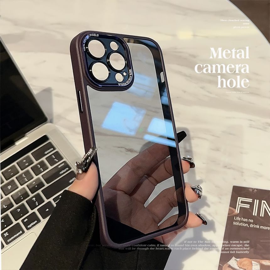 Transparent Phone Case - Compatible with iPhone