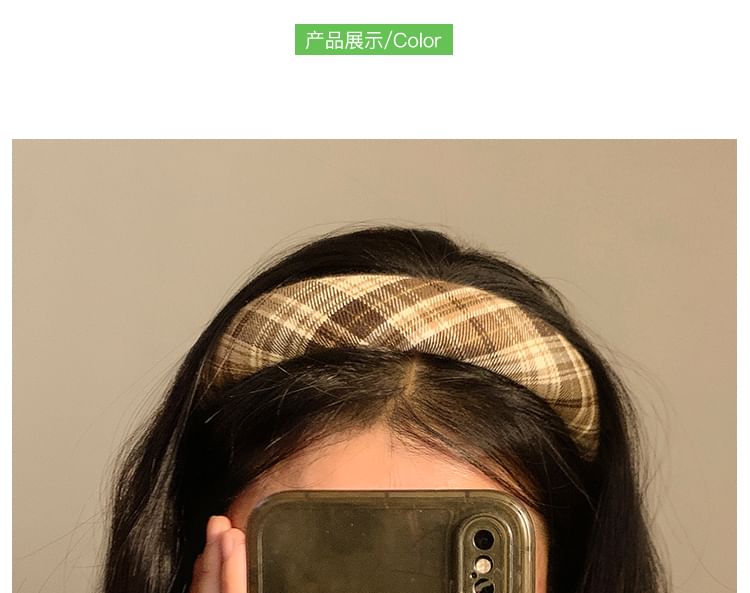 Headband Plaid