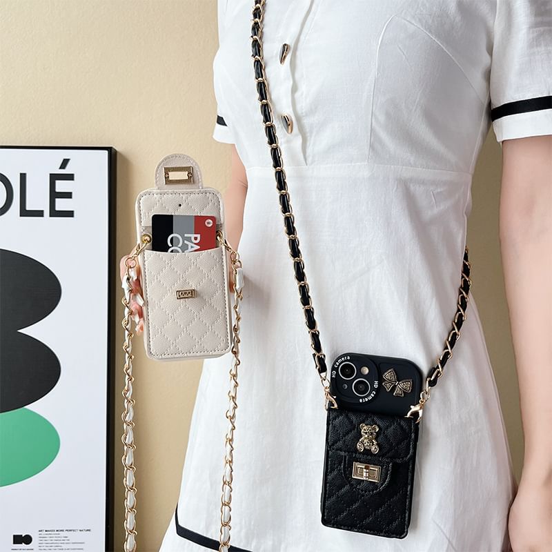 Case Card Phone Bear Holder