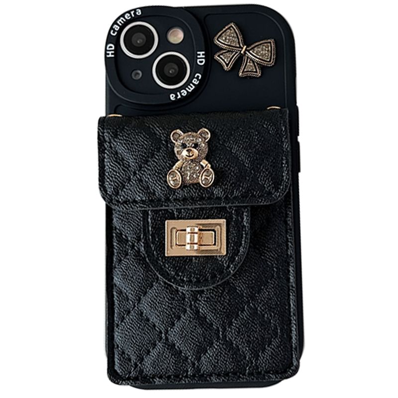 Case Card Phone Bear Holder