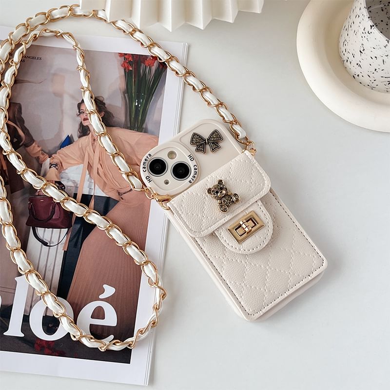 Case Card Phone Bear Holder