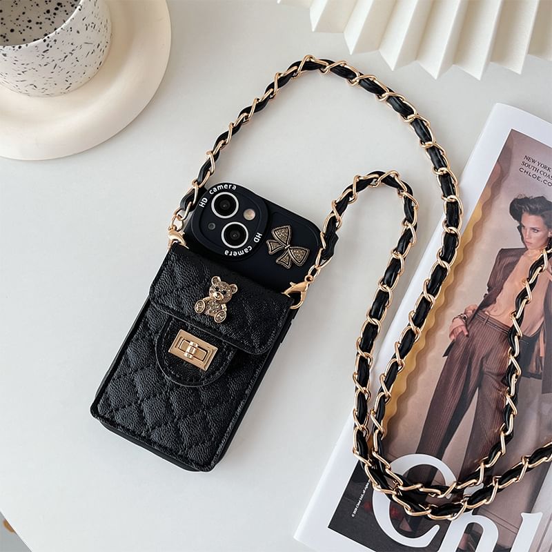 Case Card Phone Bear Holder