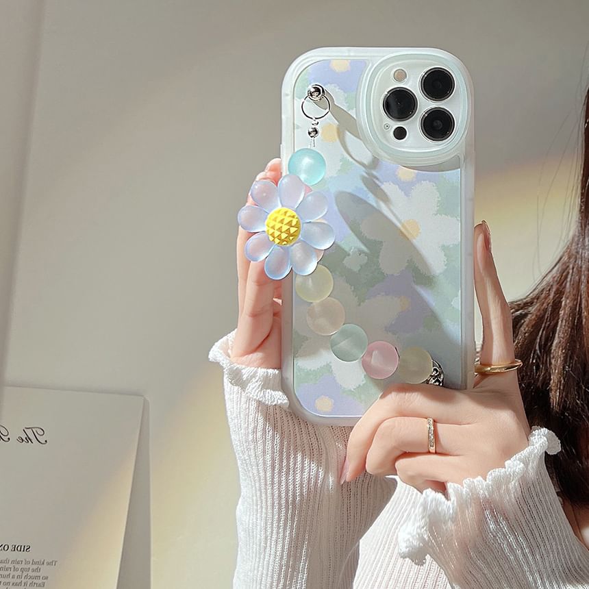 Phone Strap Case Floral