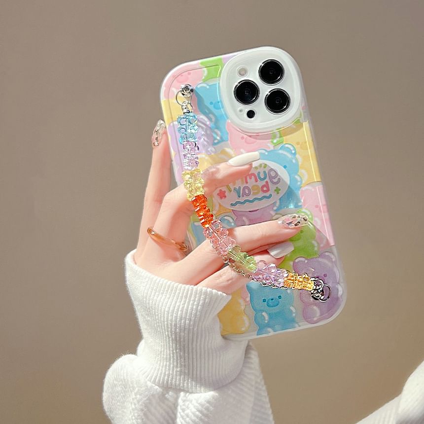 Phone Bear Strap Case