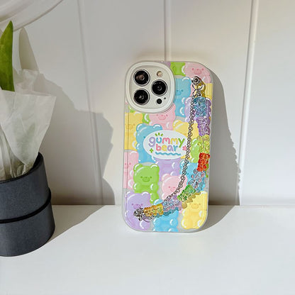 Phone Bear Strap Case