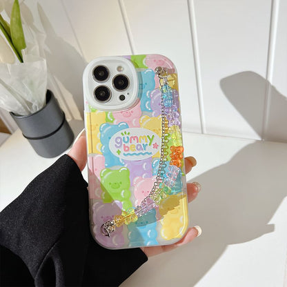 Phone Bear Strap Case