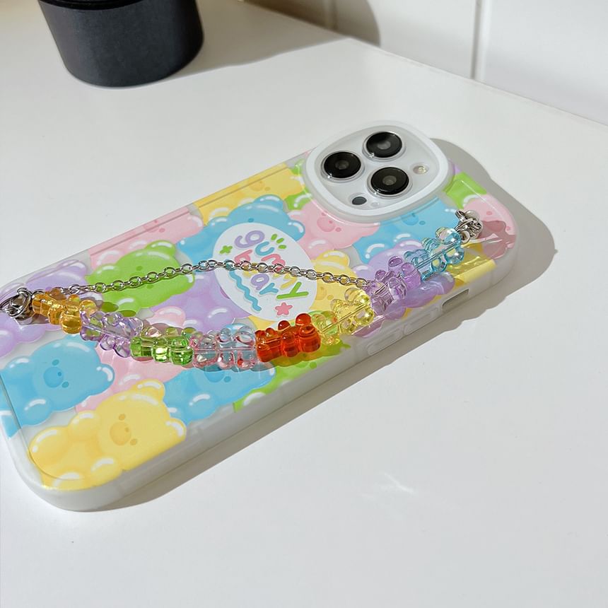 Phone Bear Strap Case