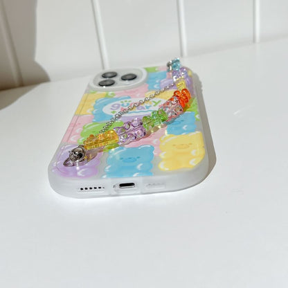 Phone Bear Strap Case