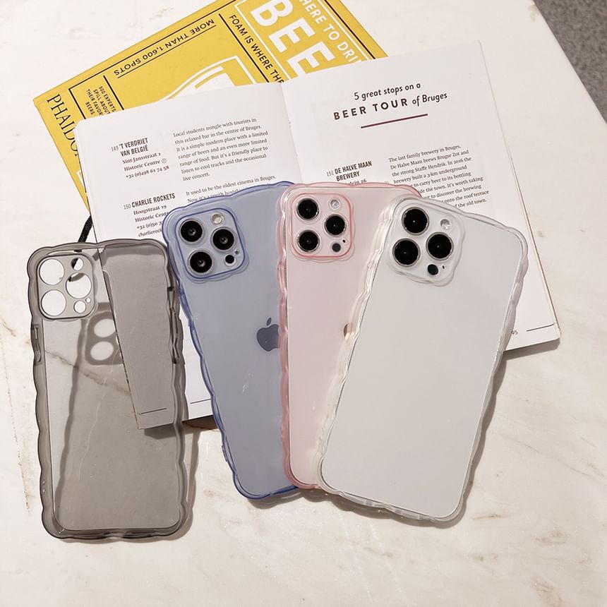 Phone Case Wavy Transparent